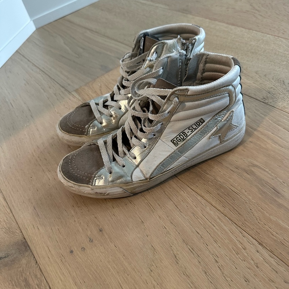 Golden Goose Slide high top sneakers